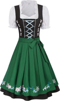 JASAMBAC Women's German Dirndl Dress for Oktoberfest Carnival