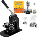 Button Maker Machine 1 and 2.25 in Badge Punch Press Kit - DIY Badge