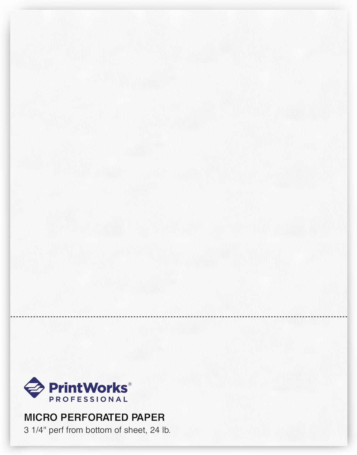 PrintWorks Professional 3 1/4in Perforated Paper for W-2s & 1099s