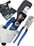 Hydraulic Crimping Tool and Cable Cutter 8 US TON - Durable Crimper
