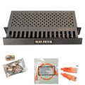 Neat Patch MINI 1U Low Profile Cable Management Kit 1 Pack - 24 Orange