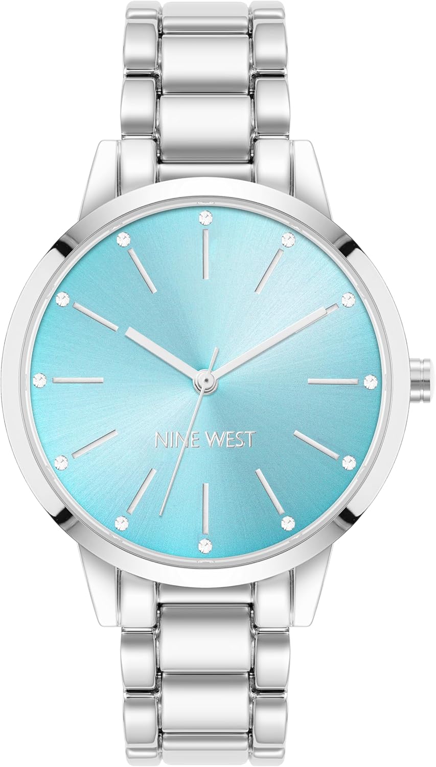 Nine West Women's Floral Dial Bracelet Watch for Elegant Style