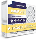 Maycold 16x20x1 MERV 8 Furnace Air Filters (6-Pack) - Reliable Home