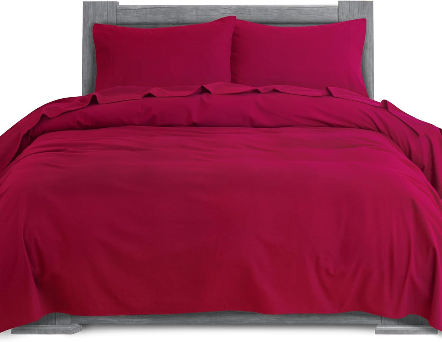 Elegant Comfort 100% Turkish Cotton Flannel Sheet Set - Cozy Warm