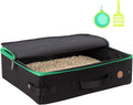 Large Portable Litter Box for Travel - Lightweight, Collapsible