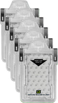 Identity Stronghold Secure RFID Badge Holder - Pack of 5 - Clear