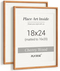18x24 Poster Frame Set of 2 with USA-Sourced Cherry Wood
