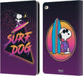 Peanuts Surf Dog Snoopy Aloha Disco Leather Wallet Case for iPad Air 2