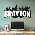 Wall Decor Famous Game Custom Name Nursery Wall Decal - Customizable