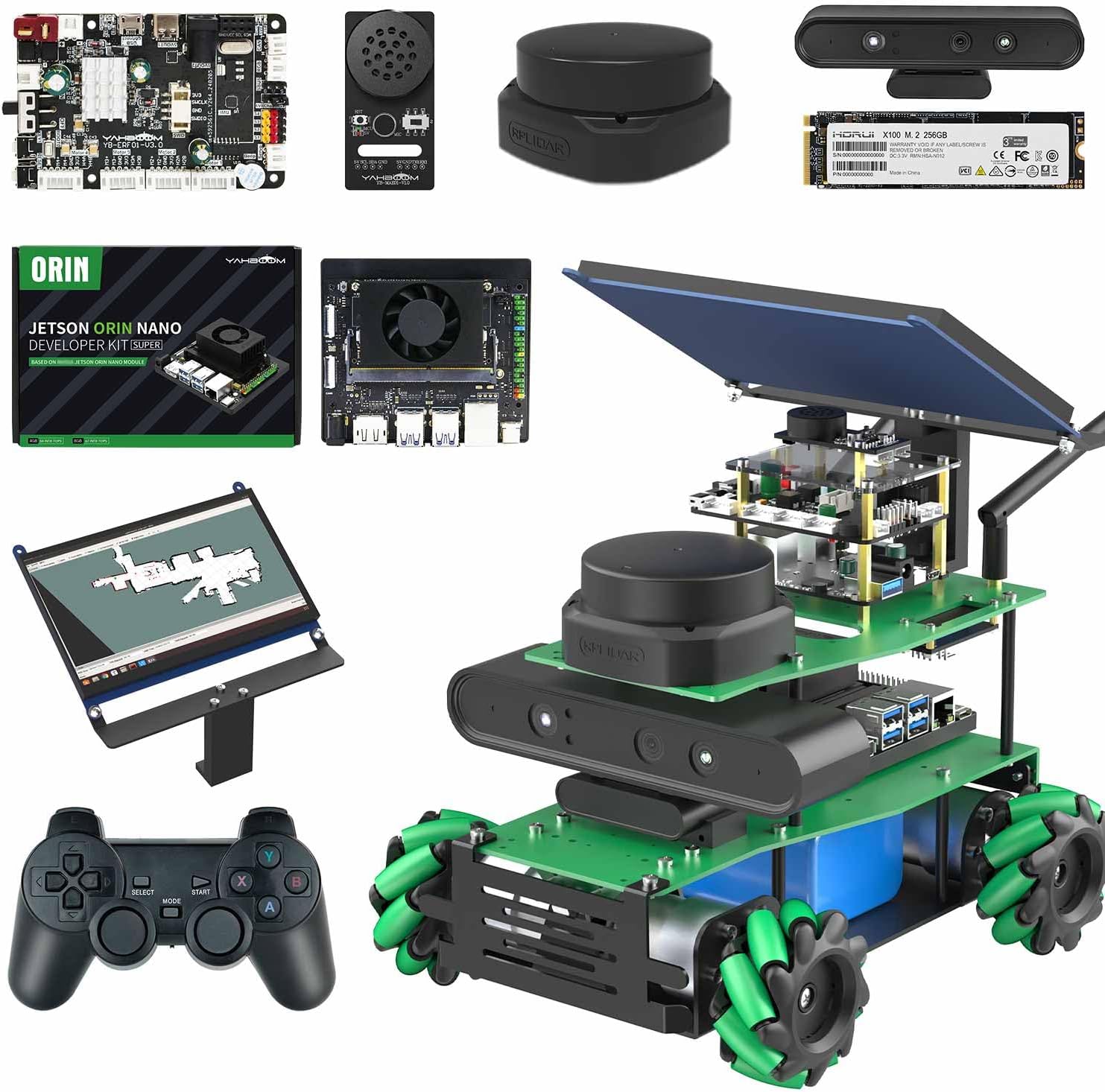 Yahboom ROS2 Programming Robot with AI Vision and Navigation