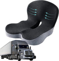 Memory Foam Seat Cushion for Truck Driver and Office Chair - Ergonomic