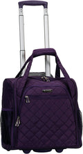 Rockland Melrose Upright Wheeled Underseater Carry-On Luggage