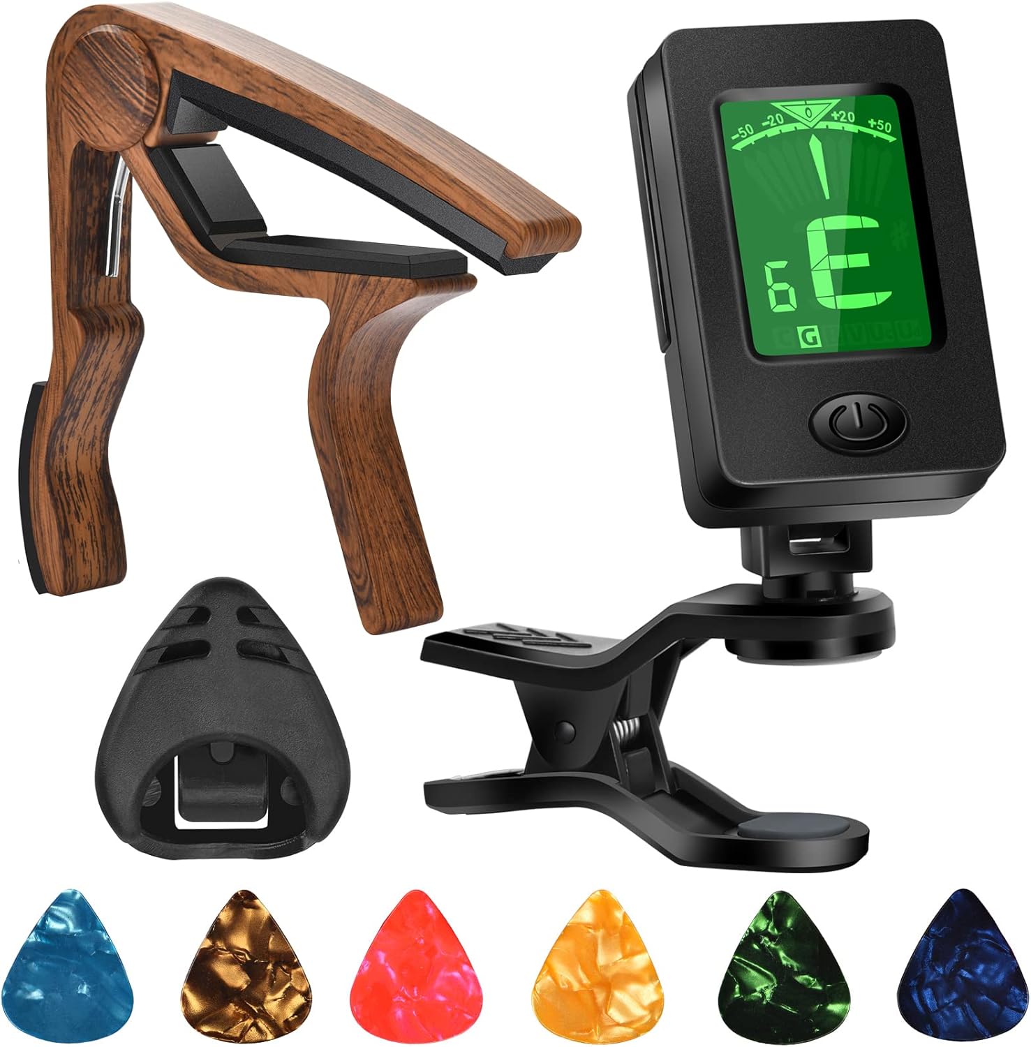 DOMMI Guitar Capo Set - Buzzing-Free & Quick Release