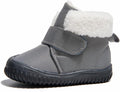 Toddler Winter Snow Boots with Faux Fur Lining - Easy On/Off