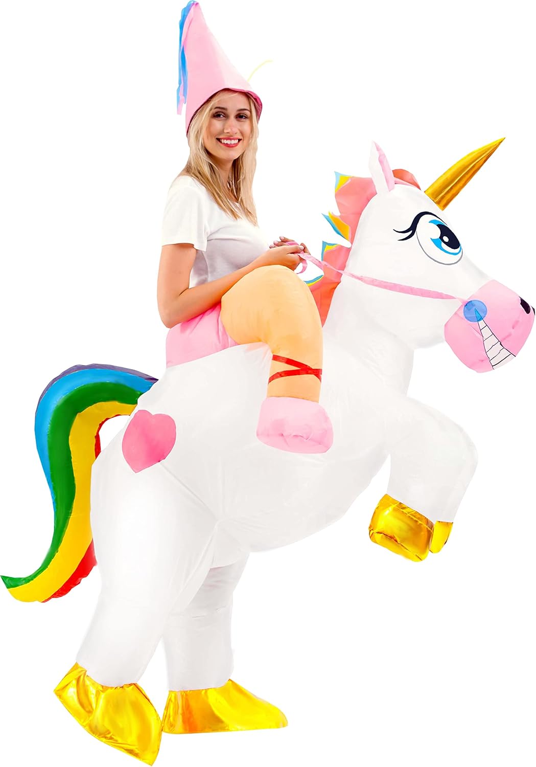 Spooktacular Creations Inflatable Unicorn Costume for Adults