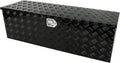 48in x 15in x 15in Black Aluminum 5 Bar Tread Truck Tool Box - Secure
