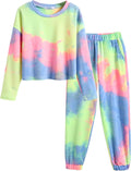 Girls Tie Dye Sweatsuit Set Size 5-14 - Cozy Two-Piece