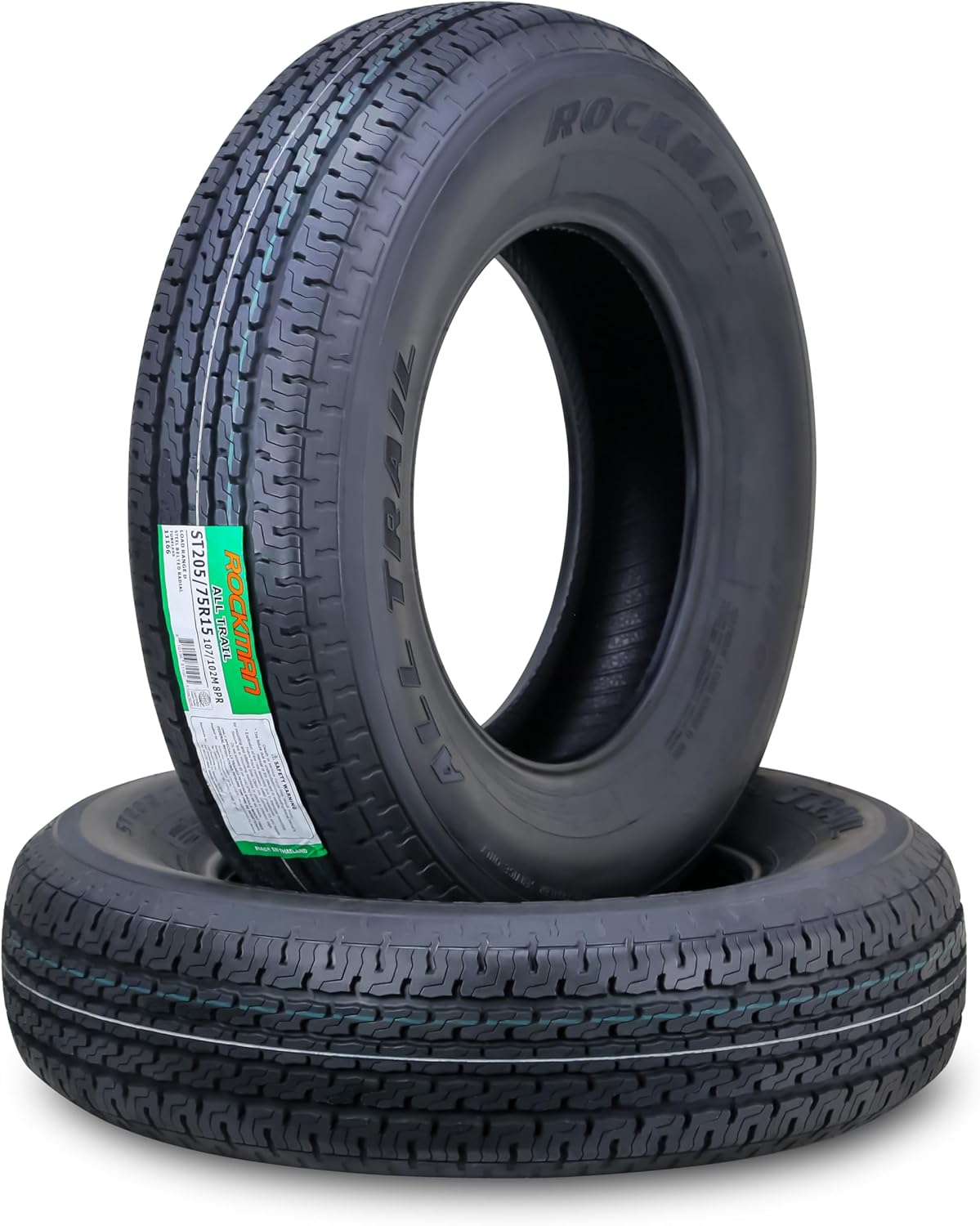 ROCKMAN Trailer Tire ST205/75R15 8-Ply Load Range D Review