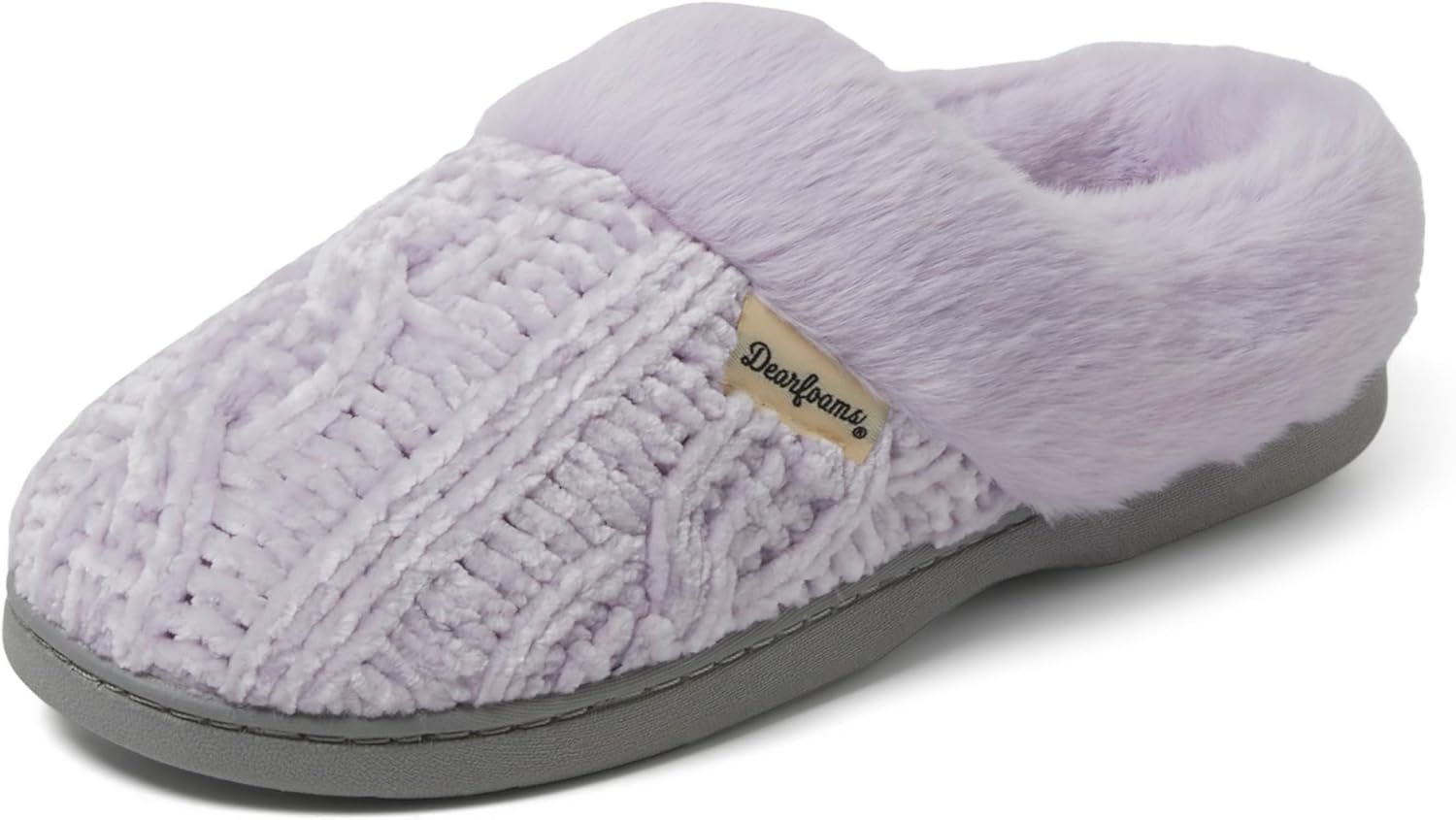Fuzzy Memory Foam Claire Clogs for Women - Cozy Comfort Slippers