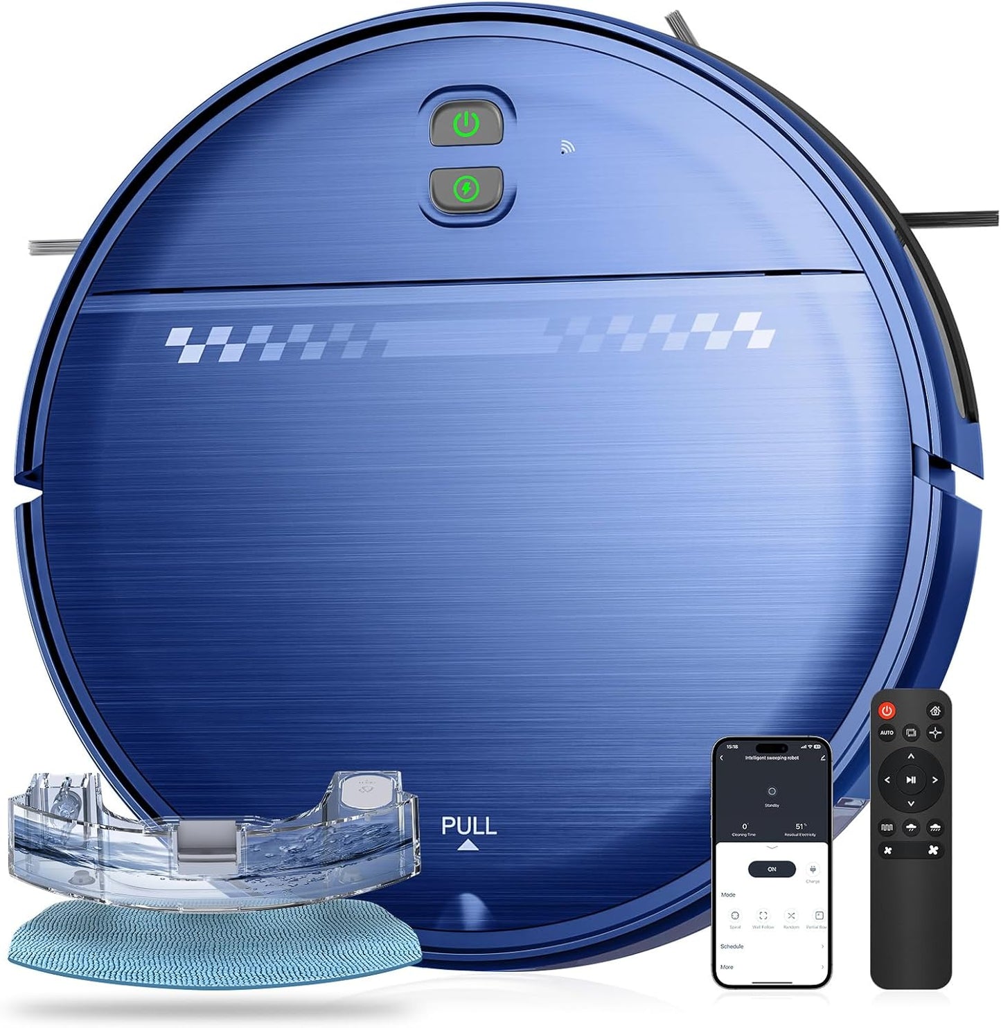 Robot Vacuum and Mop Combo with 2300Pa Suction Power