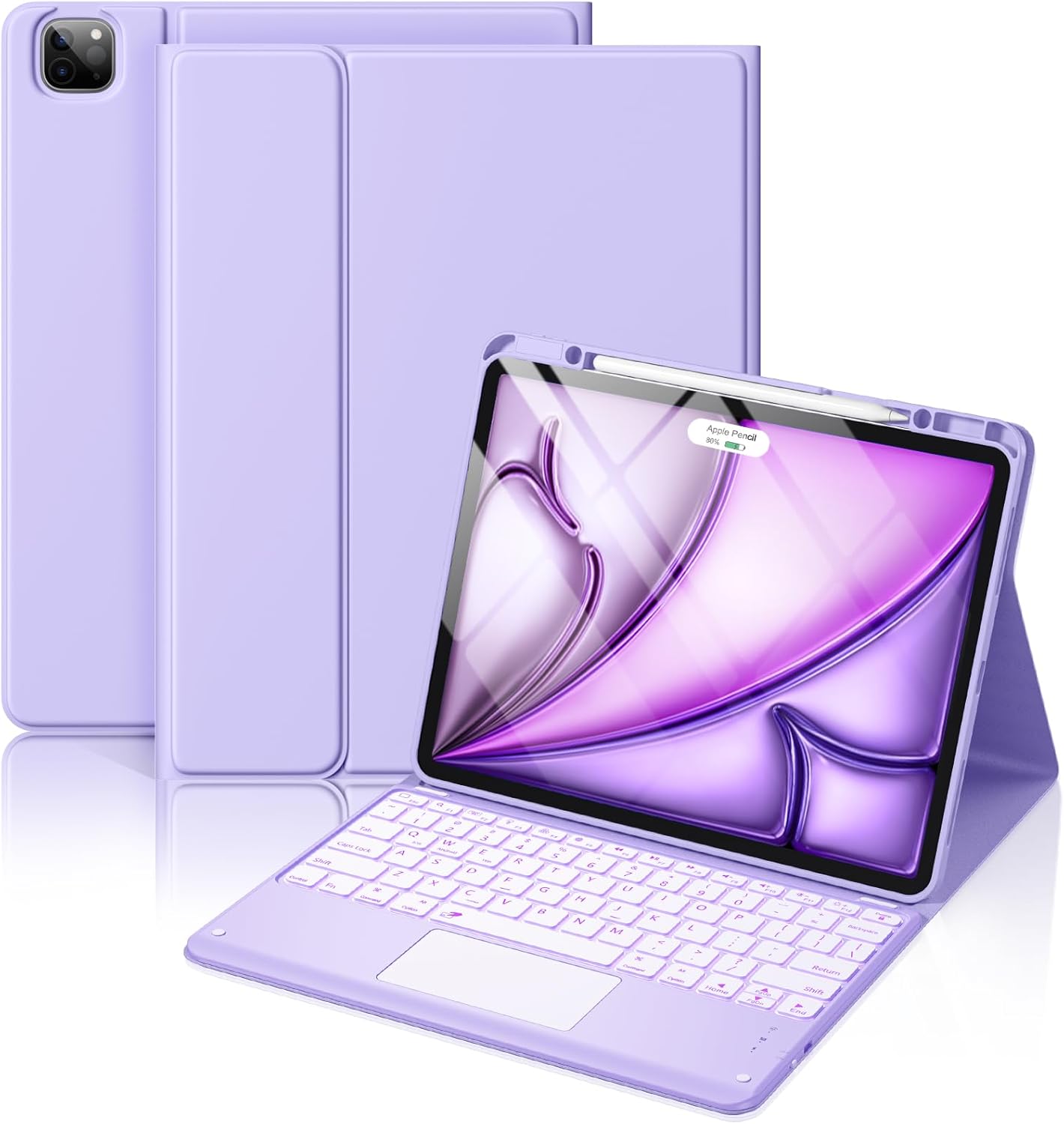 Magnetic Wireless Keyboard Case for iPad Air 13 inch & Pro 12.9