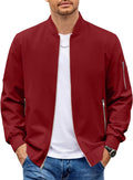 Men Bomber Jacket Lightweight Windbreaker - Water & Wind Proof