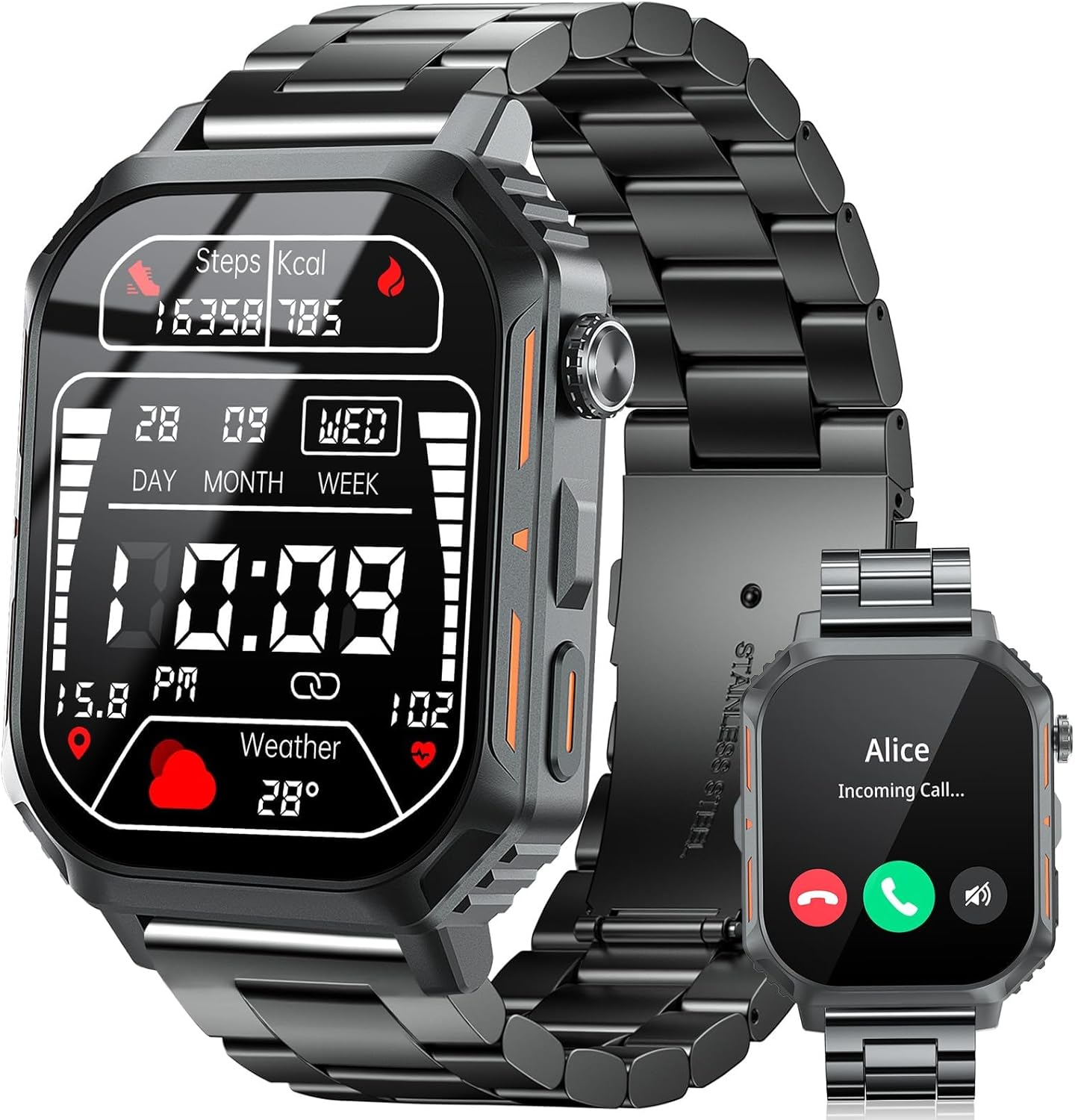 KACLUT Smart Watch: Call, Health & Sports Tracker!