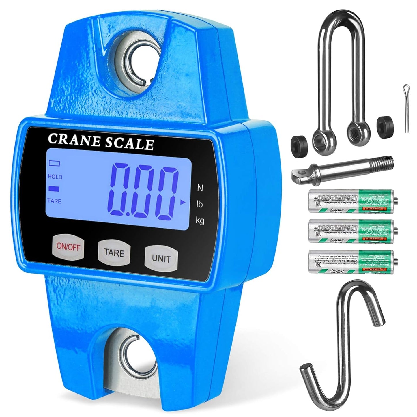 RoMech 660lb Digital Hanging Scale for Farm and Outdoor Use
