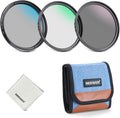NEEWER 82mm UV/CPL/ND Lens Filter Kit - Essential 3-Filter Set