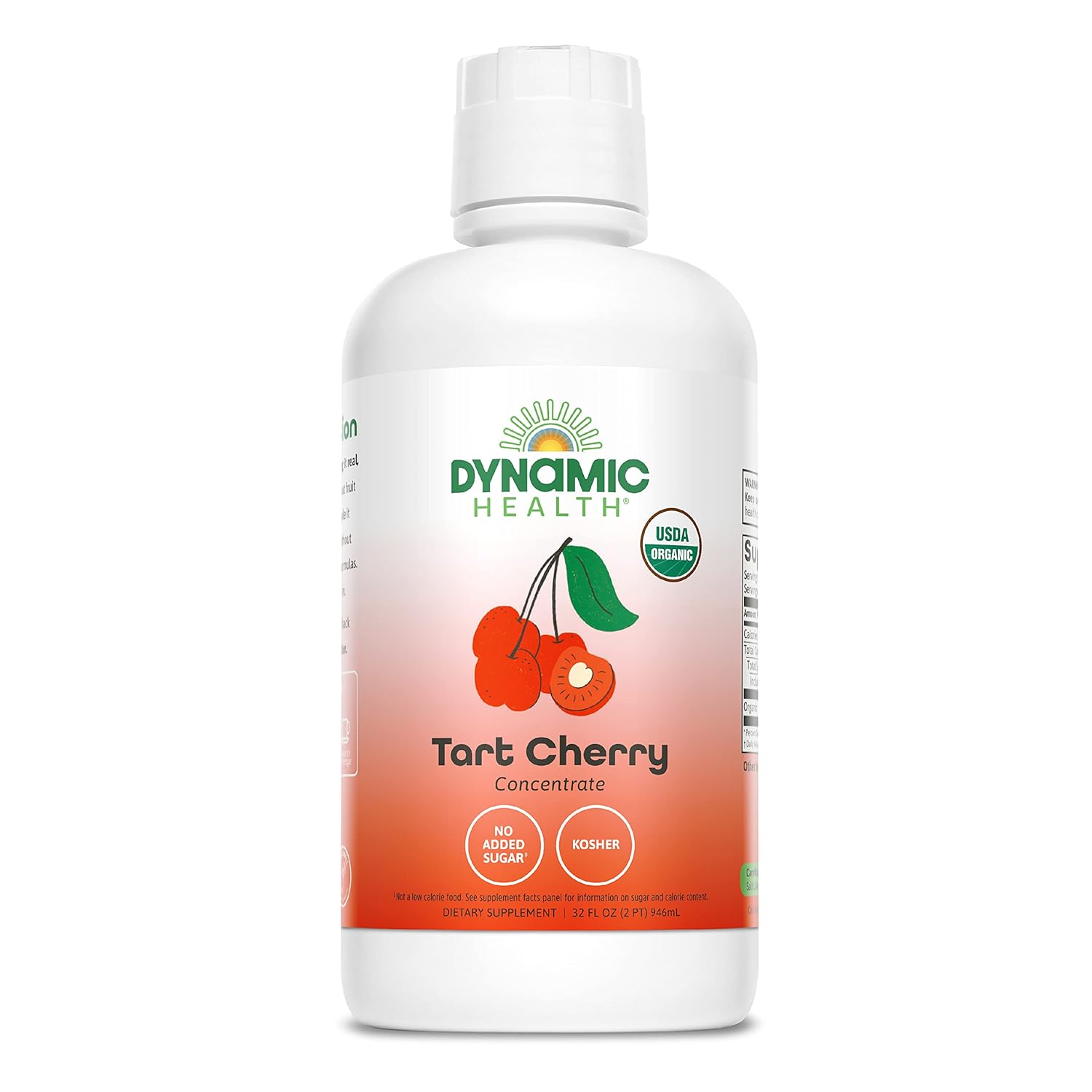 Dynamic Health Organic Tart Cherry Juice Concentrate for Antioxidants