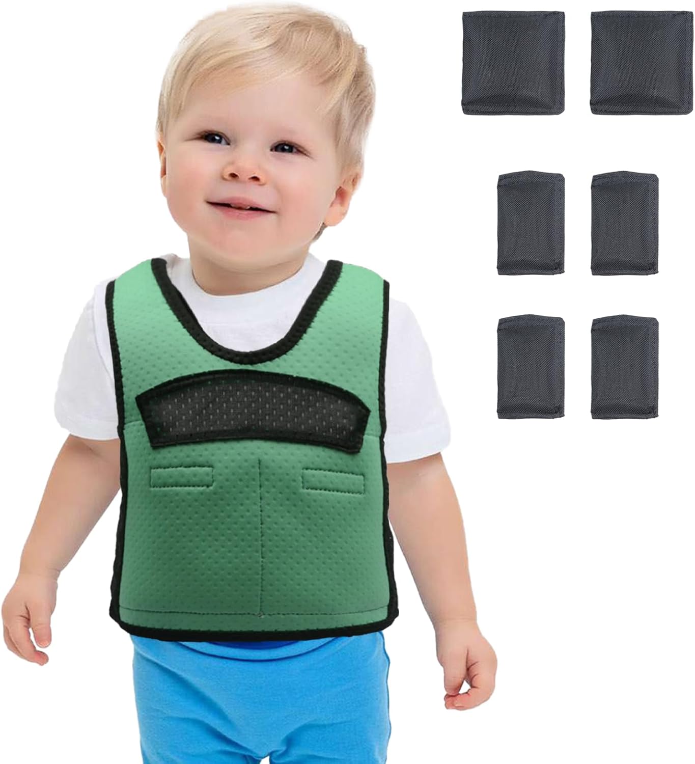 Compression Vest for Kids - Weighted Vest with Adjustable Weights