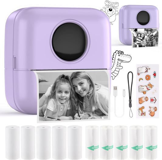 Portable Thermal Printer Bundle - Print Anywhere!
