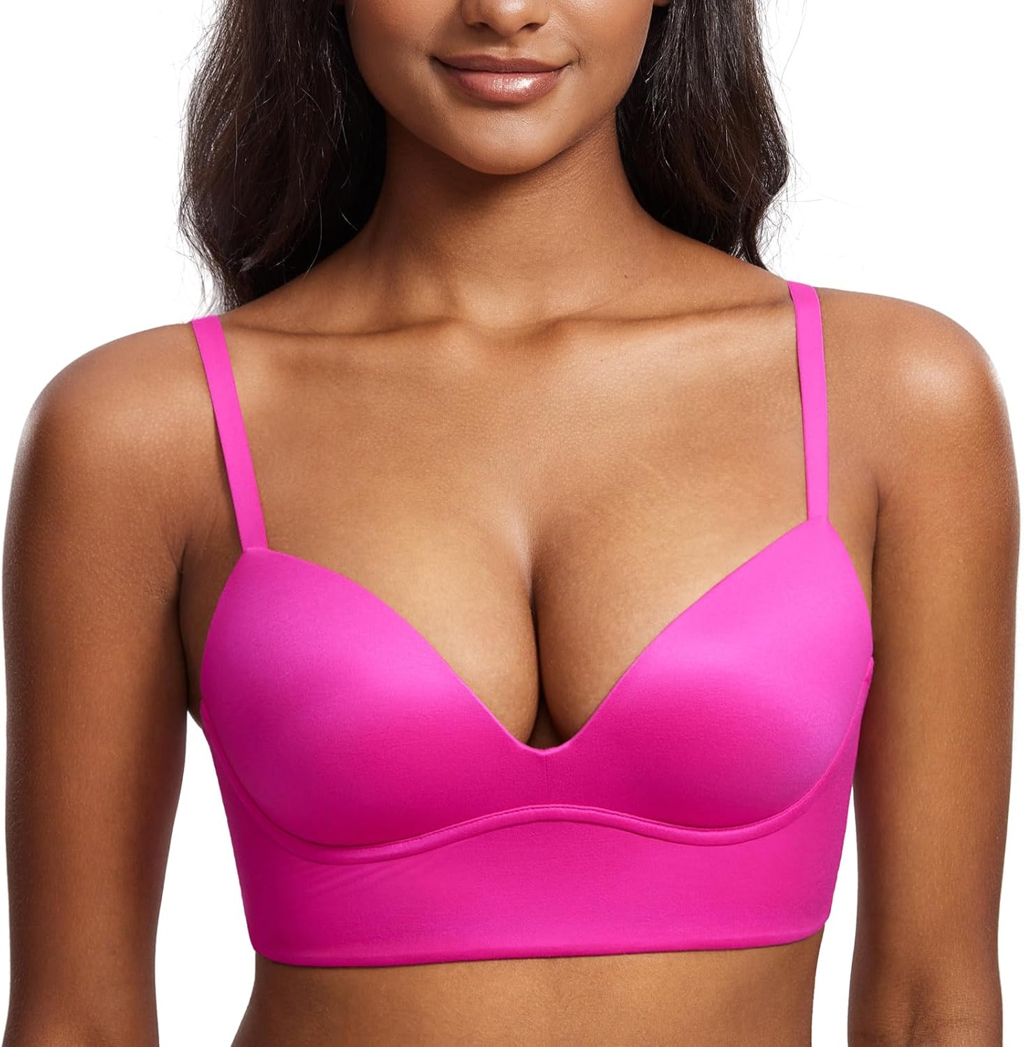 DOBREVA Women's Push Up Wireless Bra for Ultimate Comfort