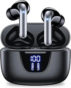 BOLOXA Wireless Earbuds with 76Hrs Playtime and IPX7 Rating