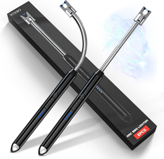 KTEBO Rechargeable Electric Lighters - Windproof for Outdoor Use