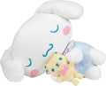 Cinnamoroll 18in Sleeping Plush with Bear Accessory - Cozy Cuddle