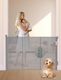 Reinforced Retractable Baby Gate 38in Tall - Space Saving Safety