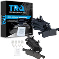 TRQ Front and Rear Brake Pad Set Semi Metallic - Direct Fit