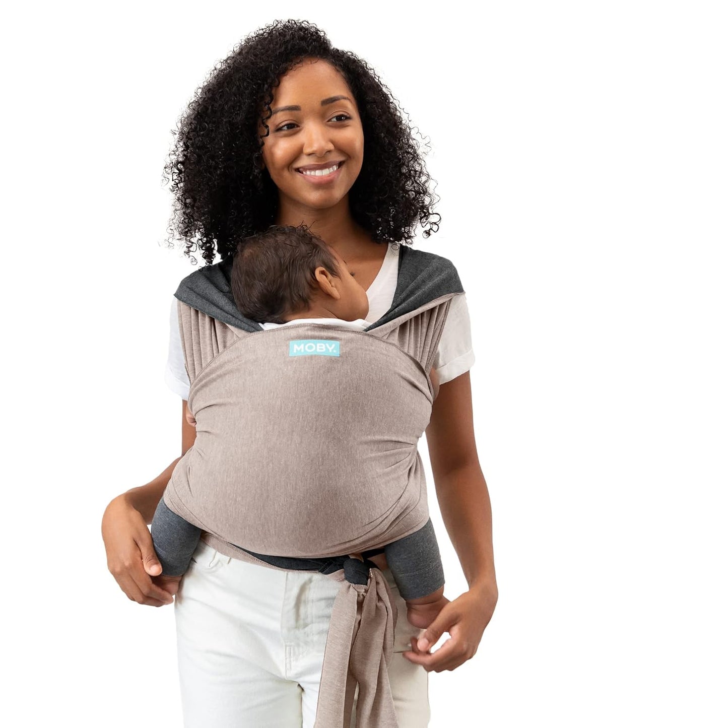 Reversible Baby Wrap Carrier for Newborns to Toddlers, Hands-Free