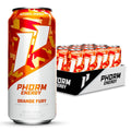 Phorm Energy Drink Orange Fury 200mg Natural Caffeine - Sugar Free