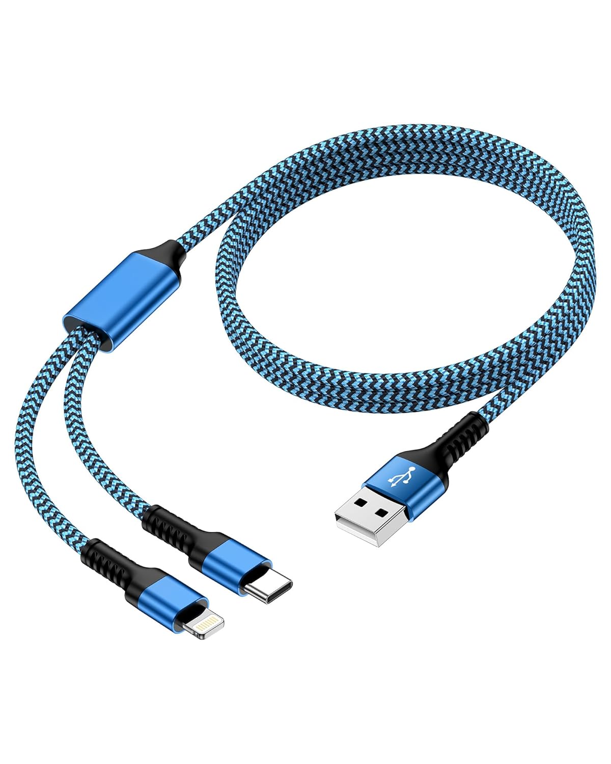 Fast Charging 2-in-1 Multi Cable - iPhone & Android Compatible