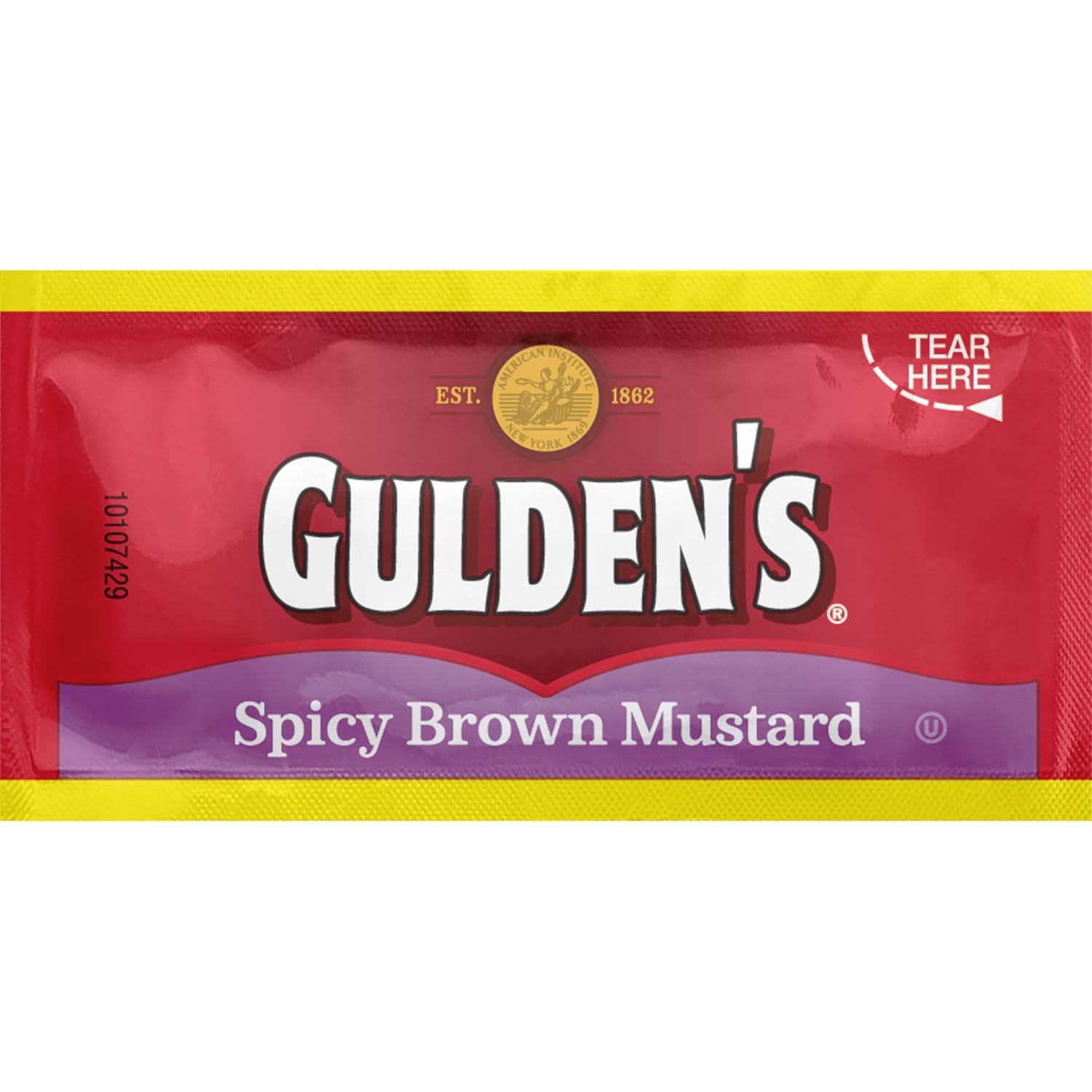 Gulden's Spicy Brown Mustard Packets for Food Service Needs