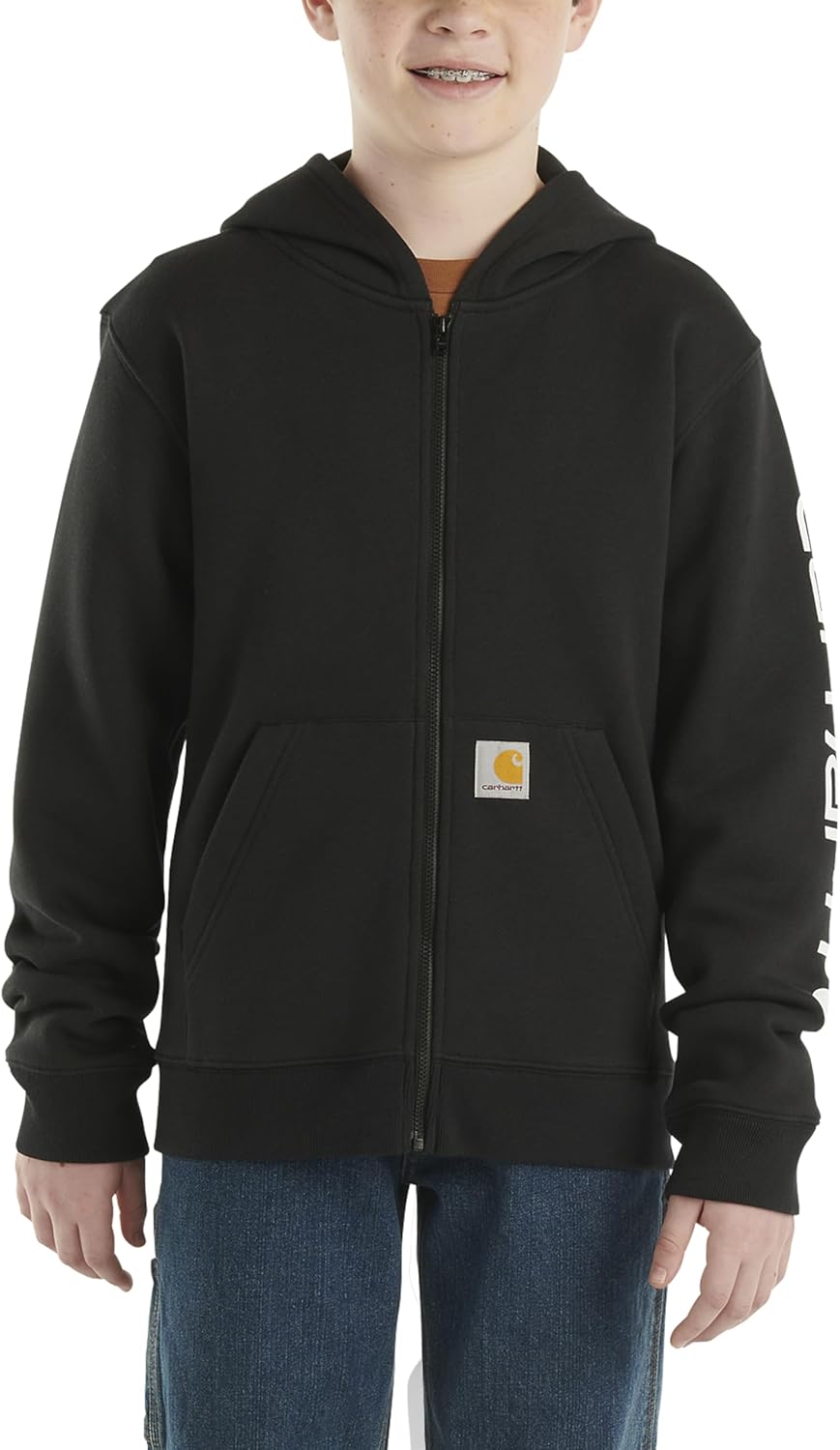 Carhartt Kid's CP8675 Long-Sleeve Full-Zip Logo Sweatshirt Review