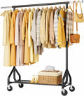 Heavy-Duty 450LBS Capacity Metal Clothes Rack - Extra Strong Portable