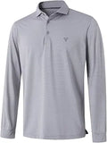 M MAELREG Men Short and Long Sleeve Polo Shirts - Moisture Wicking