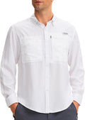 Men's UPF 50+ Long Sleeve Fishing Shirt - Lightweight Cool Protection