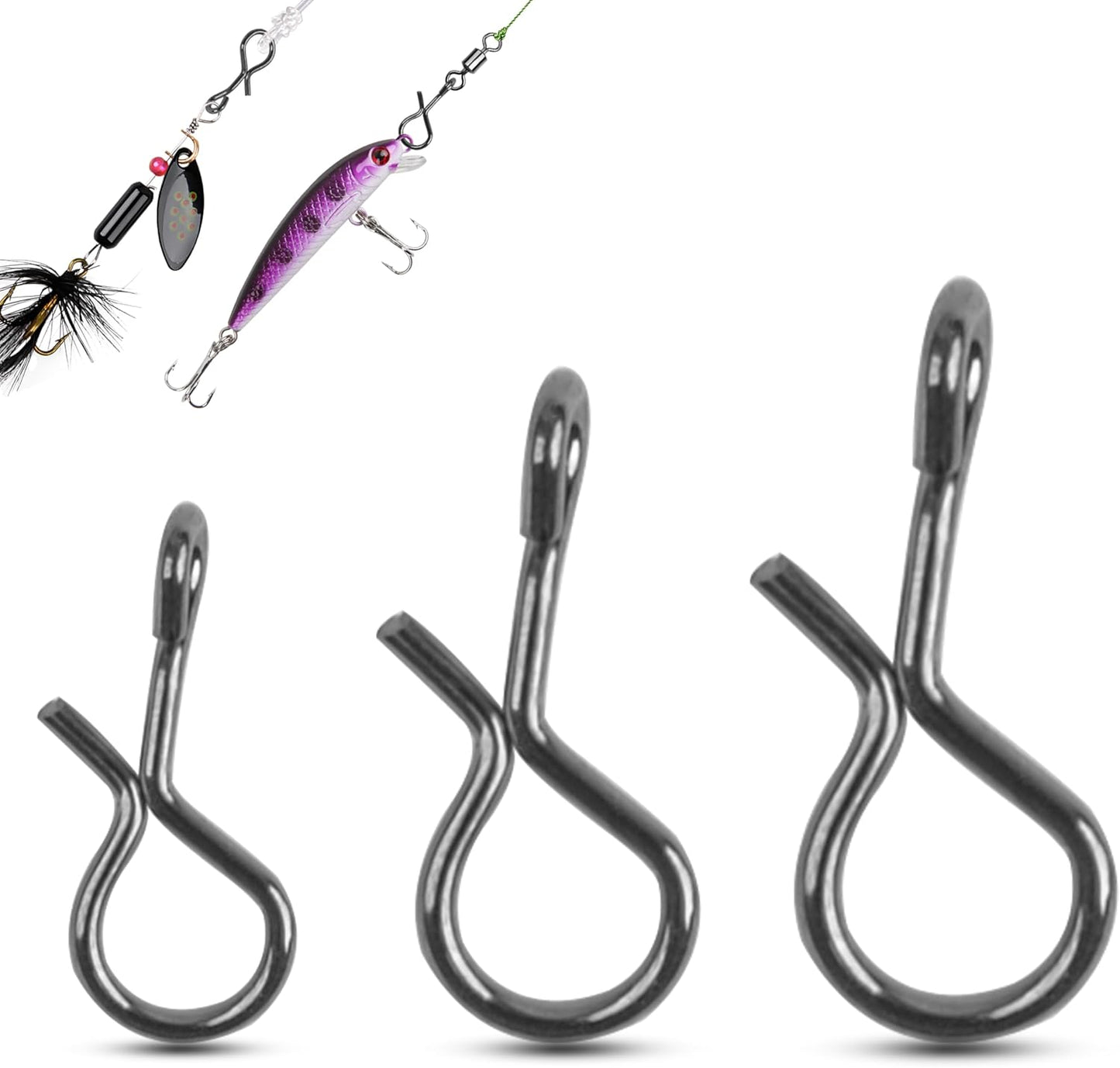 Quick Change Stainless Steel Fly Snaps