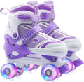 Roller Skates for Kids Girls and Boys with Light-Up Wheels Children's