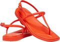 Crocs Miami Thong Sandal Flat - Lightweight Square-Toe Summer Flat