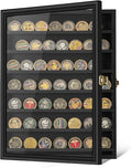 Large Military Challenge Coin Display Case 13 x 17in - Removable